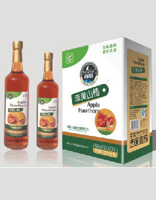 海帆蘋果山楂復(fù)合果醋飲料650ml