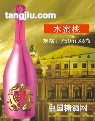 澳格斯發(fā)泡酒水蜜桃味750ml