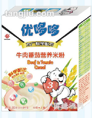 優(yōu)哆哆牛肉番茄營(yíng)養(yǎng)米粉280g