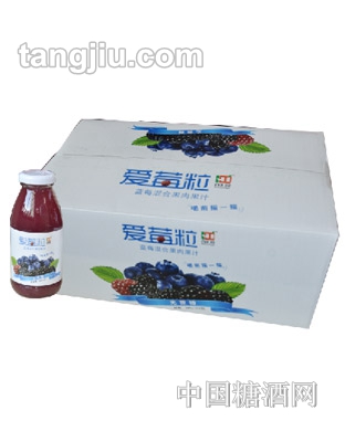 百匯園愛莓粒系列藍(lán)莓混合果汁245ml