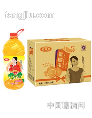 百事利果之戀橙味飲料2.58L