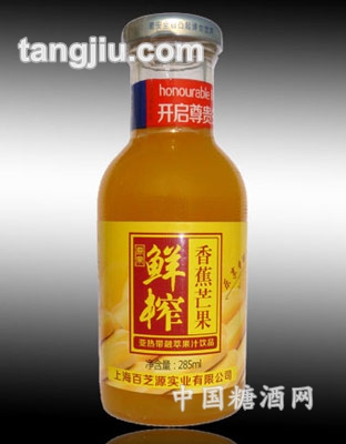 百芝源香蕉芒果285ml