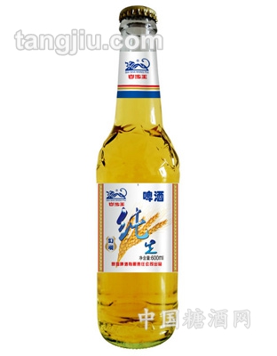 白沙純生啤酒600ml