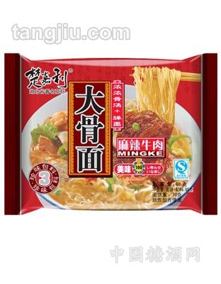 大骨面—-麻辣牛肉面