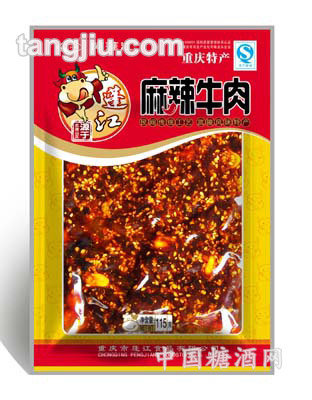 115克麻辣牛肉干