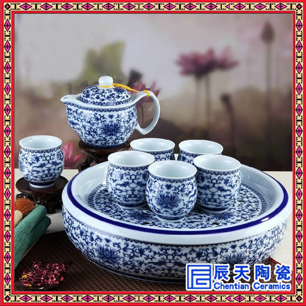 供應(yīng)粉彩功夫茶具 顏色釉陶瓷茶具