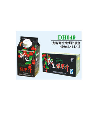 龍源野生酸棗汁頂盒490ml