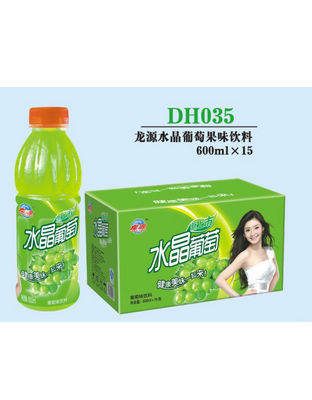 龍源水晶葡萄果味飲料 600ml