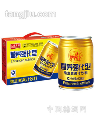 營(yíng)養(yǎng)強(qiáng)化型維生素果汁飲料8罐250ml