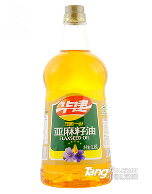 壓榨一級(jí)亞麻籽油1.8L