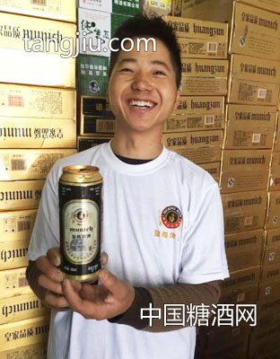 西安客戶為啤酒代言1