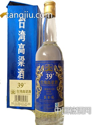 臺(tái)灣高粱酒39%藍(lán)金龍