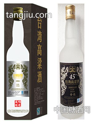 臺(tái)灣高粱酒金龍45度黑盒