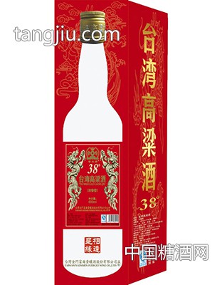 臺(tái)灣高粱酒38度濃香紅盒