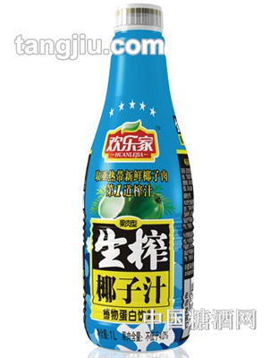 歡樂家（果肉型）生榨椰子汁飲料1L