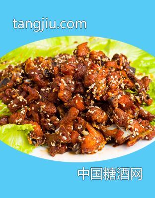 疊彩邊辣子雞丁-桂林美食-桂林華景食品