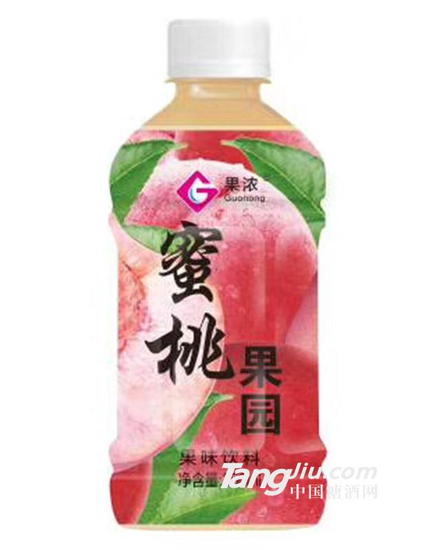 果濃蜜桃果園果味飲料350ml×24瓶