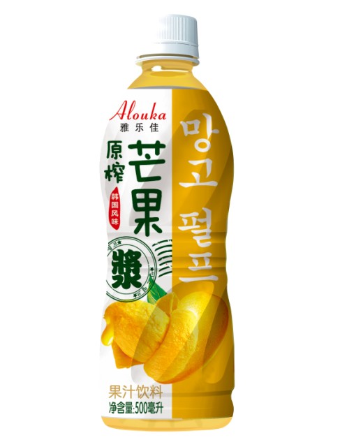 雅樂佳-原榨芒果漿-果汁飲料