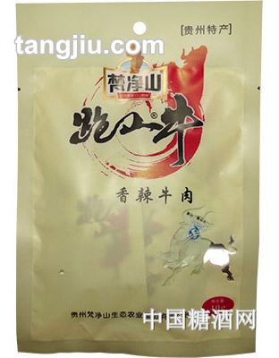 梵凈山跑山牛休閑香辣牛肉40g