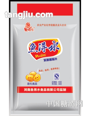 魚得水紫薯薯味片40g簡包