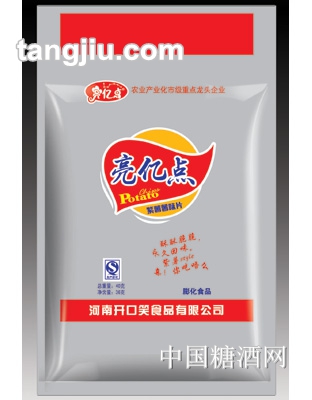 亮億點紫薯薯味片40g簡包