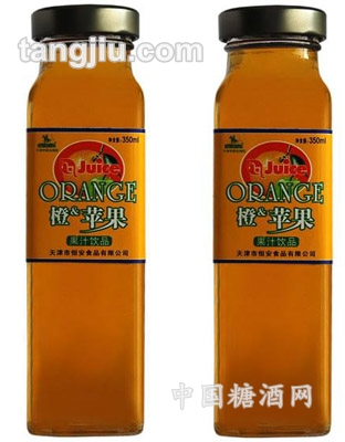 橙子蘋(píng)果果汁飲品