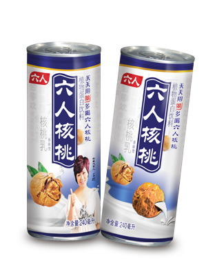 六人核桃罐裝240ml