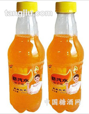 碳酸飲料新汽水桔子味500ml