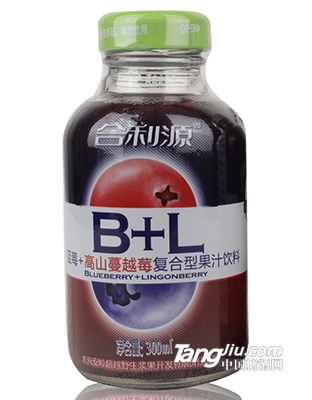 合利源-高山蔓越莓復合型果汁飲料-300ml