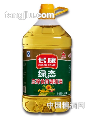 長(zhǎng)康綠態(tài)食用調(diào)和油4500ml