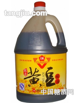 紅梅黃豆醬油1.75L