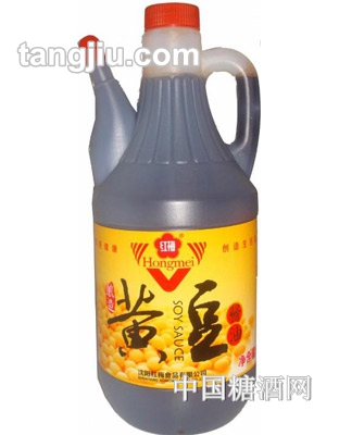 紅梅黃豆醬油800ml