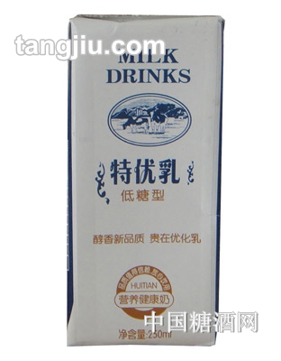 匯甜特優(yōu)乳健康奶250ml