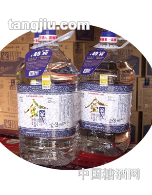 52度金家傳糯谷酒（大金）4.2L