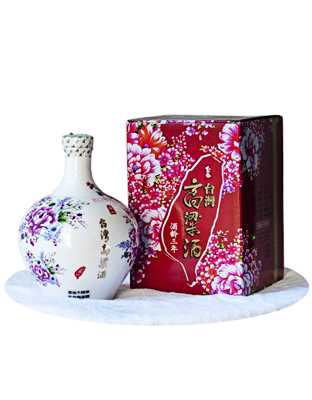 玉山臺(tái)灣高粱酒（客家花布）