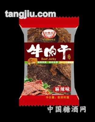 谷穗園牛肉干麻辣味