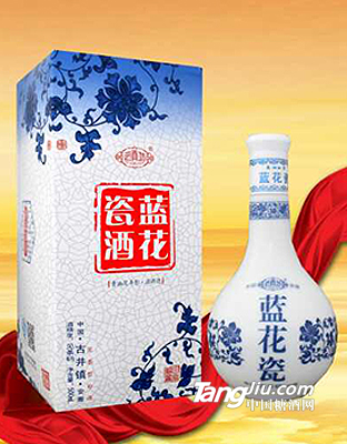 進(jìn)貢坊藍(lán)花瓷酒 500ml