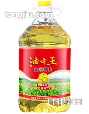 金浩油中王壓榨菜籽油5L