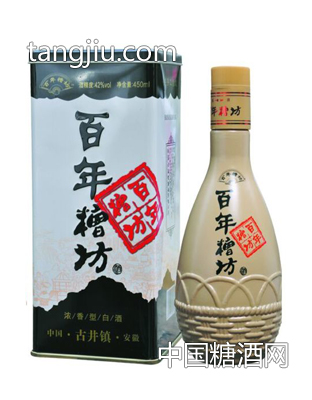 百年糟坊酒（鐵盒）450ml-42&#176;52&#176;火熱招商