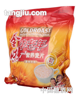 金味（7+1纖維）中老年麥片484g