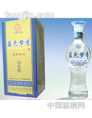 藍(lán)色夢香酒五年陳480ml