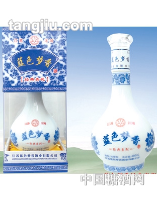 藍(lán)色夢香酒經(jīng)典青花480ml