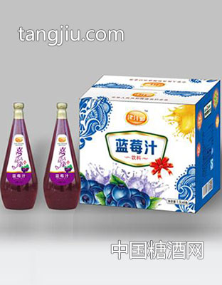 津汁源喜結(jié)良緣藍莓汁1.5L