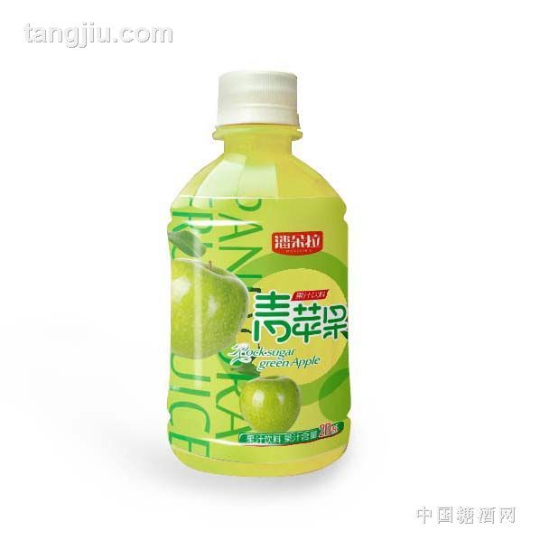 供應潘朵拉蘋果味果汁飲料