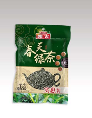 開古實(shí)惠裝春天綠茶二級(jí)250克