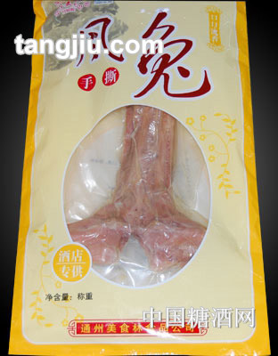 美食林手撕鳳兔肉