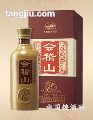 500ml會(huì)稽山黃酒國標(biāo)十八年