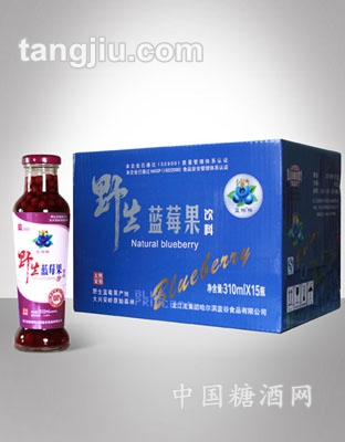 蘭格格藍(lán)莓果飲料310ml