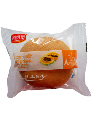 木瓜牛奶味蛋糕-合肥樂(lè)派食品