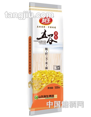 利生五谷養(yǎng)生玉米掛面500g